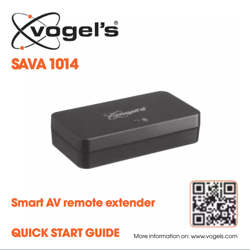 Page n°1 - Manuel utilisateur Vogel's SAVA 1014