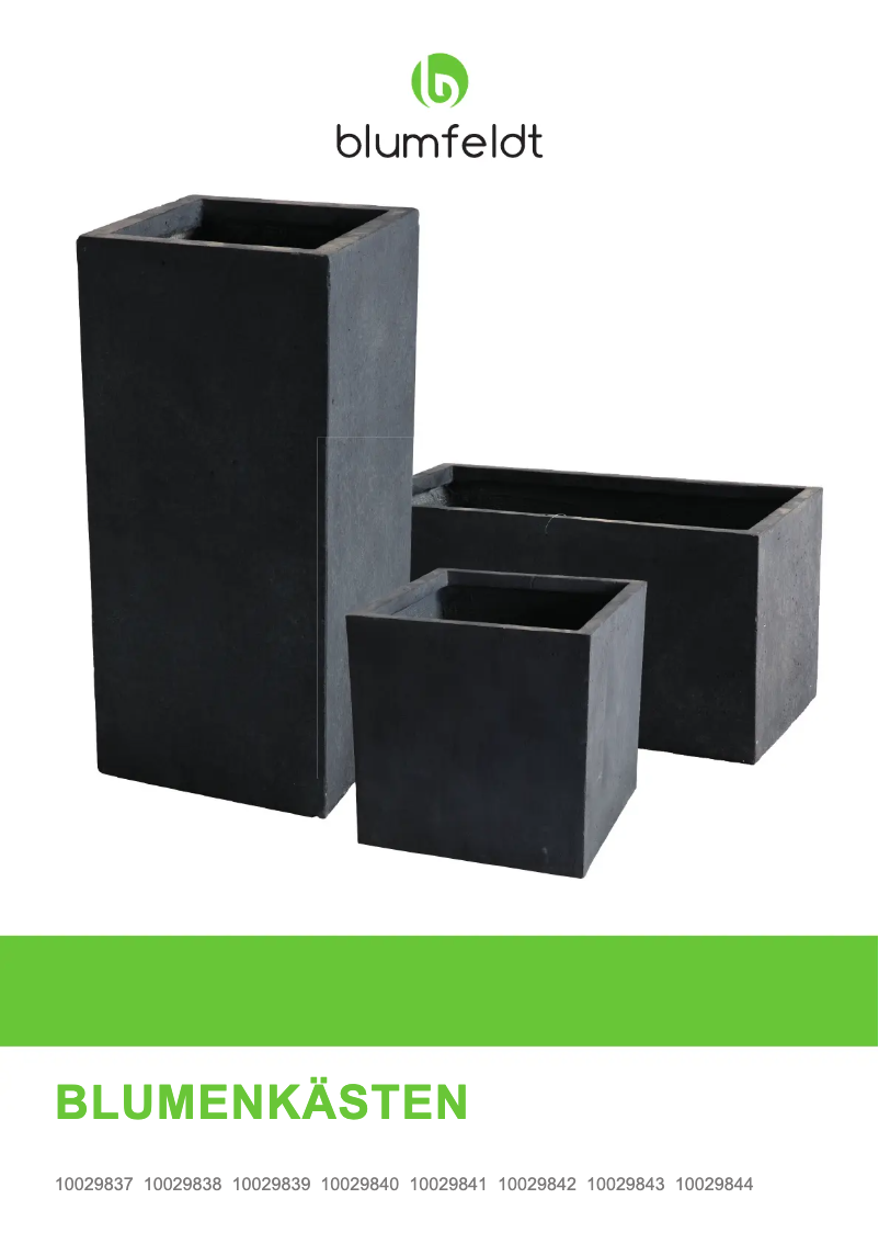 Page 1 de la notice Manuel utilisateur Blumfeldt Solidflor