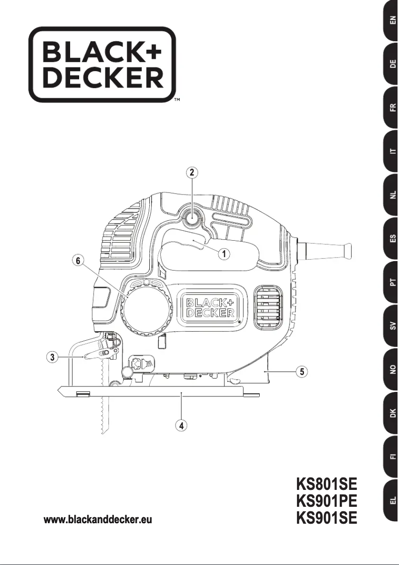 Page n°1 - Manuel utilisateur Black & Decker KS901PE