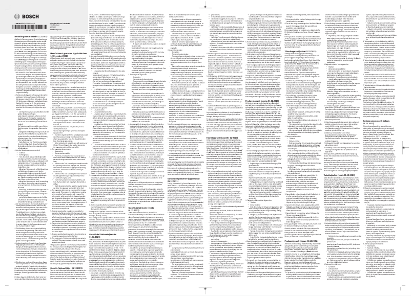 Page 1 de la notice Manuel utilisateur Bosch GBA 18 V 2.0 Ah