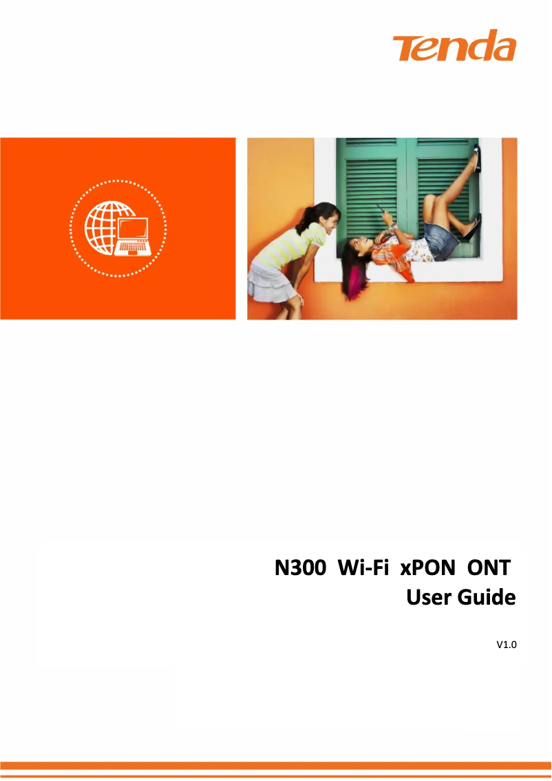 Page 1 of the manual User Manual Tenda HG3