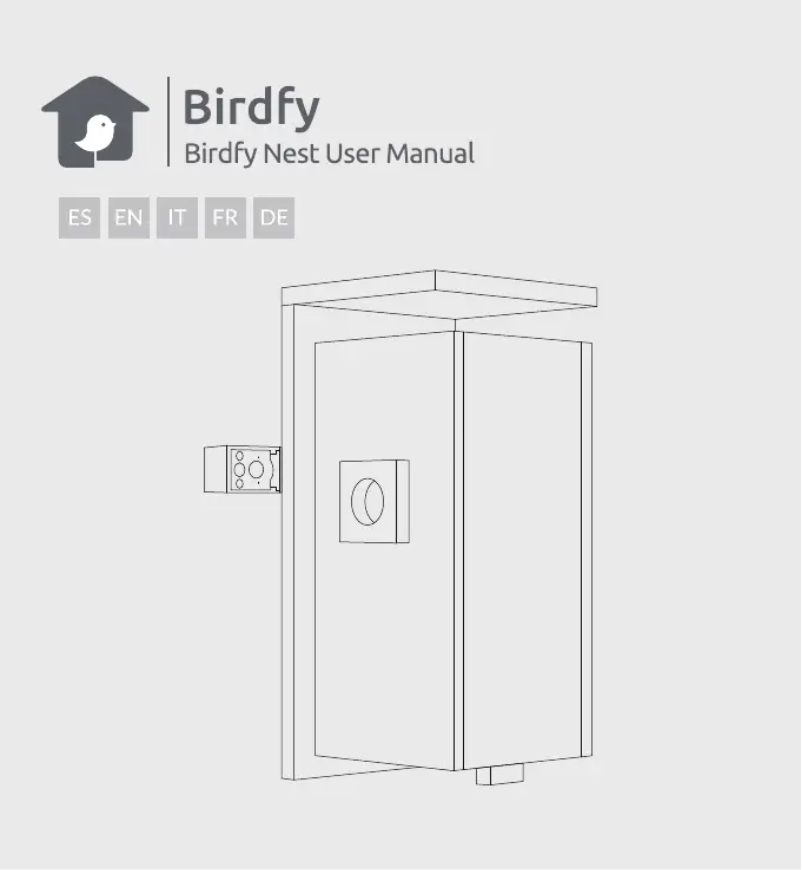 Page 1 de la notice Manuel utilisateur BIRDFY Nest