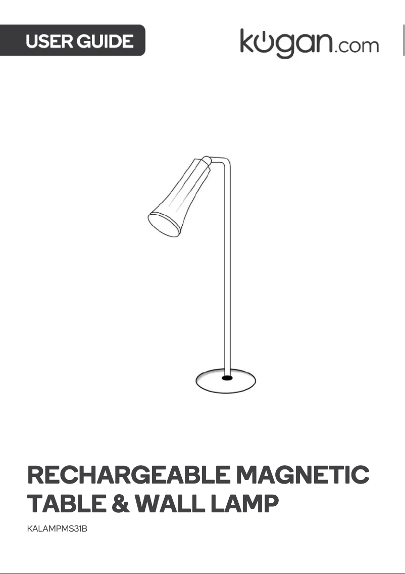 Image de la première page du manuel de l'appareil KALAMPMS31B