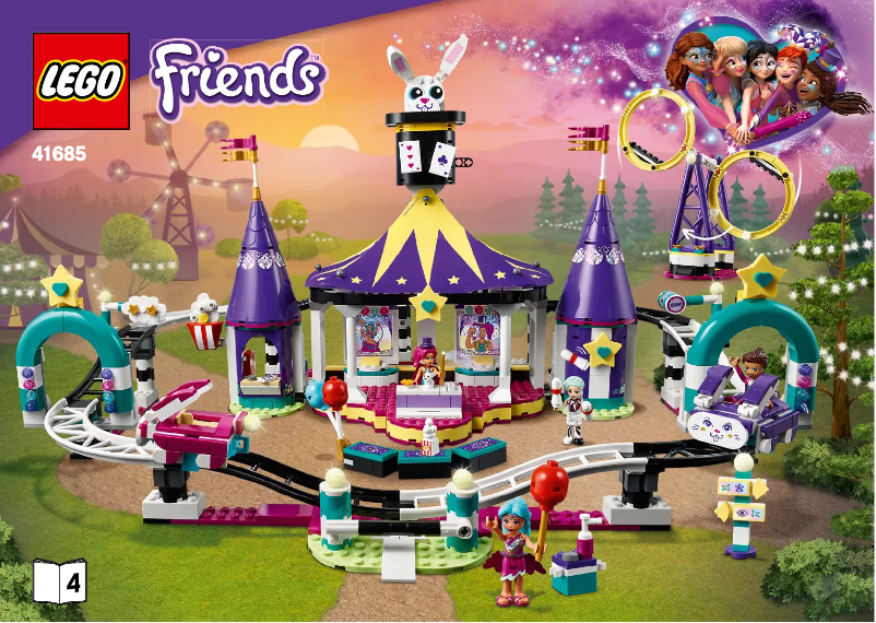 Page 1 de la notice Consignes visuelles Lego Friends 41685
