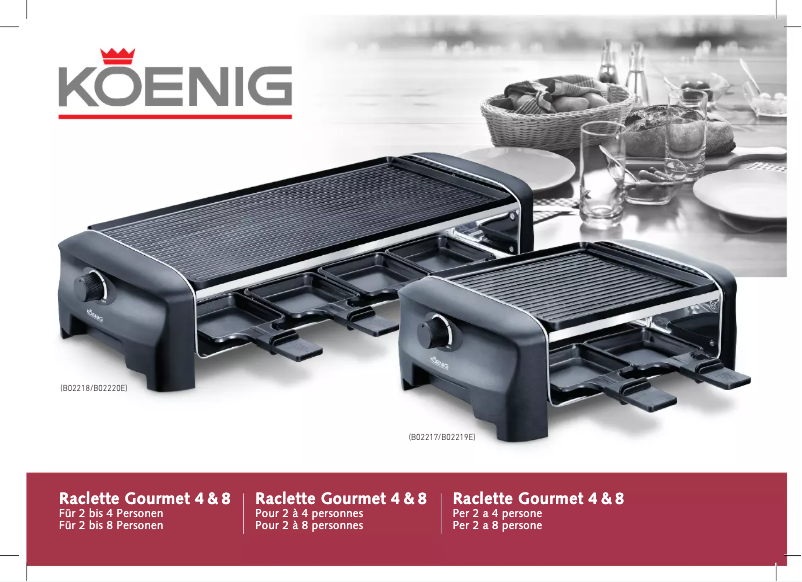 Page 1 de la notice Manuel utilisateur Koenig B02218