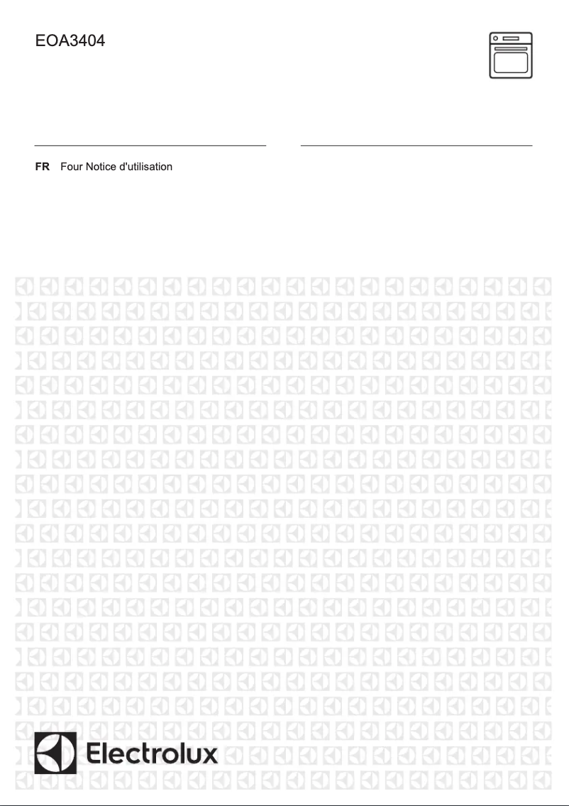 Page 1 de la notice Manuel utilisateur Electrolux EOA3404AOX