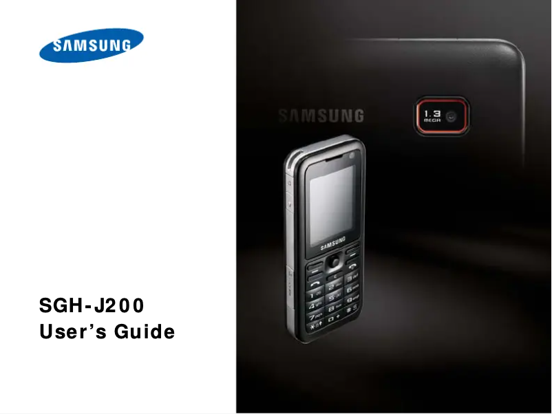 Page n°1 - Mode d'emploi Samsung SGH-J200