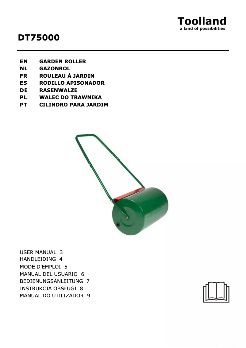 Page 1 de la notice Manuel utilisateur Toolland DT75000
