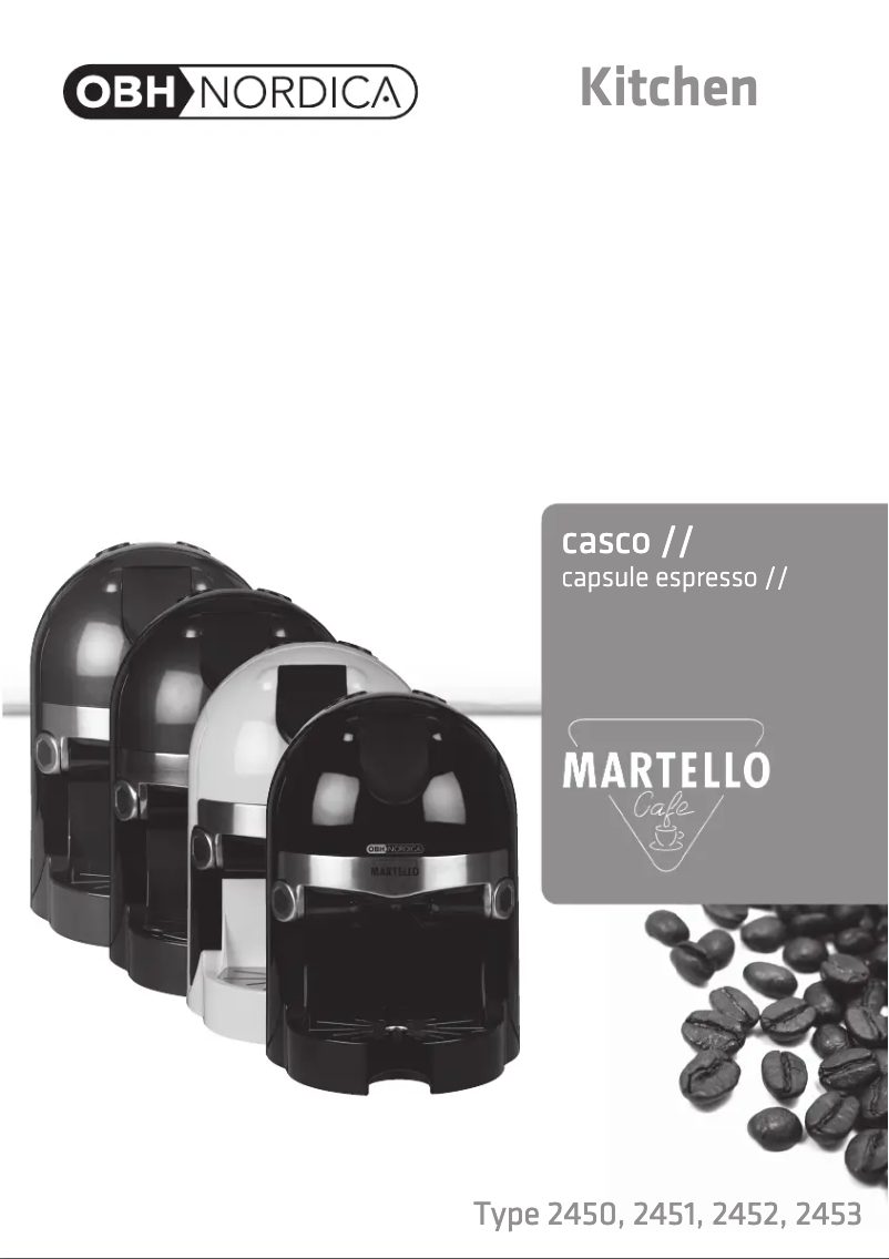 Página 1 del manual Manual de usuario OBH Nordica Martello