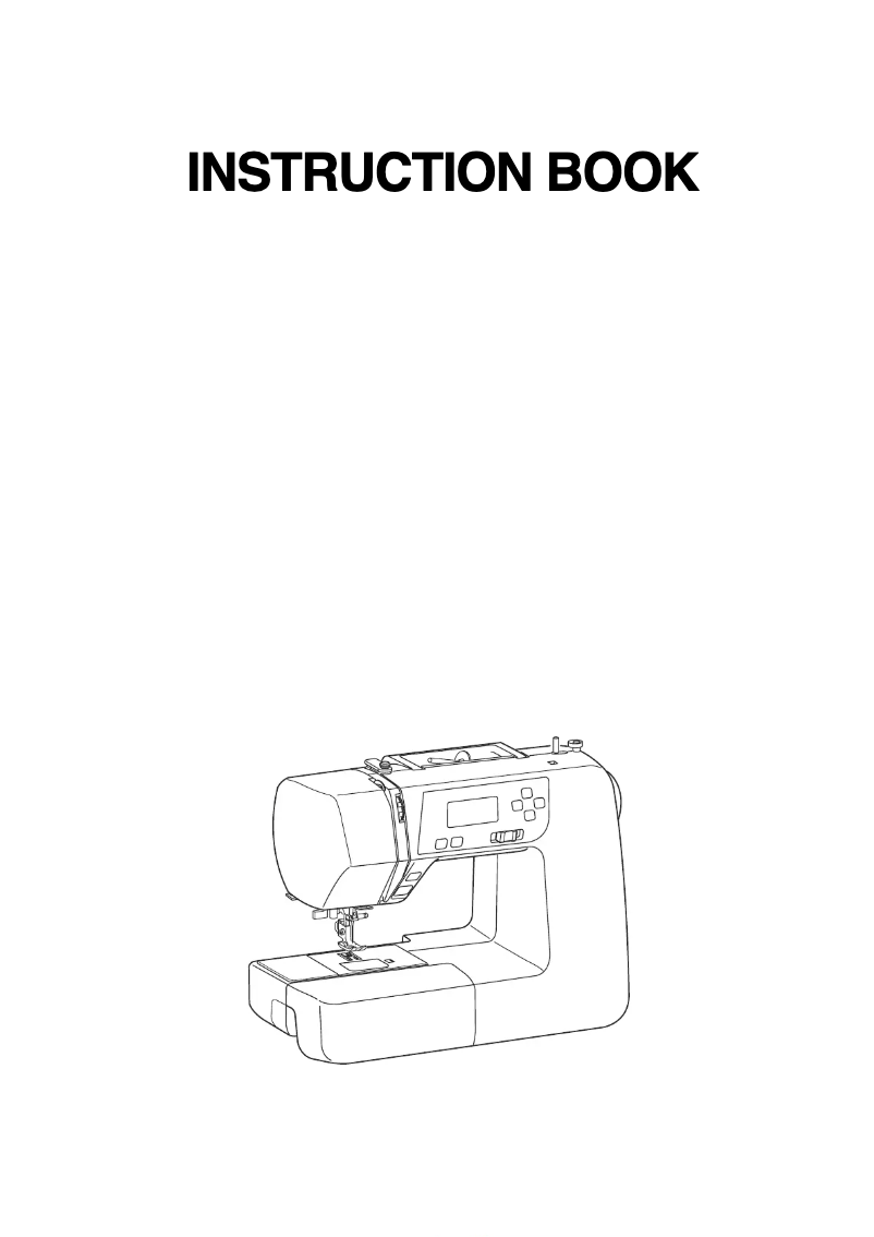 Page 1 de la notice Manuel utilisateur Janome 2030QDC