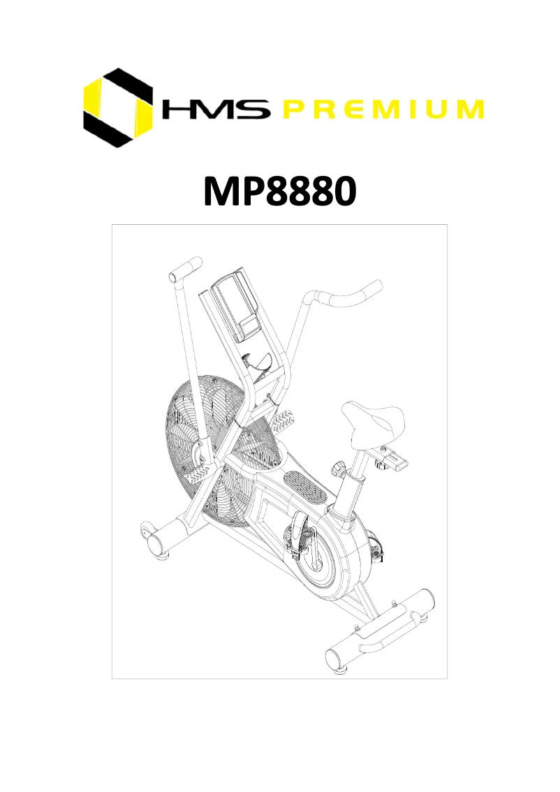 Page n°1 - Manuel utilisateur HMS Premium MP8880