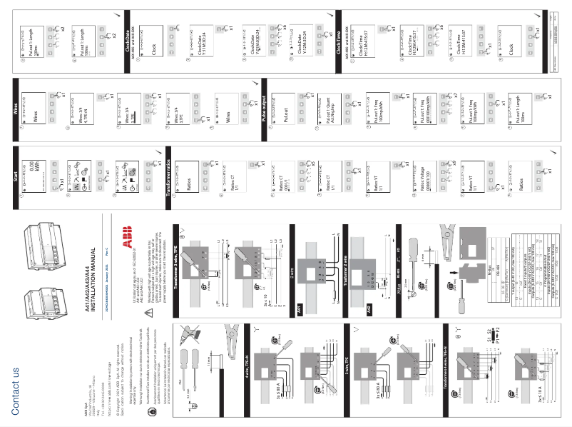 Page 1 de la notice Manuel utilisateur ABB A42