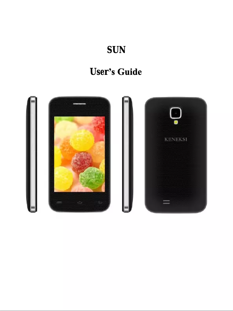 Page n°1 - Manuel utilisateur Keneksi Sun