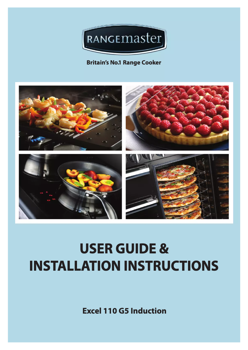 Page n°1 - Manuel utilisateur Rangemaster Excel 110 Induction