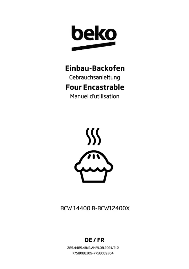 Page 1 de la notice Manuel utilisateur Beko BCW12400X