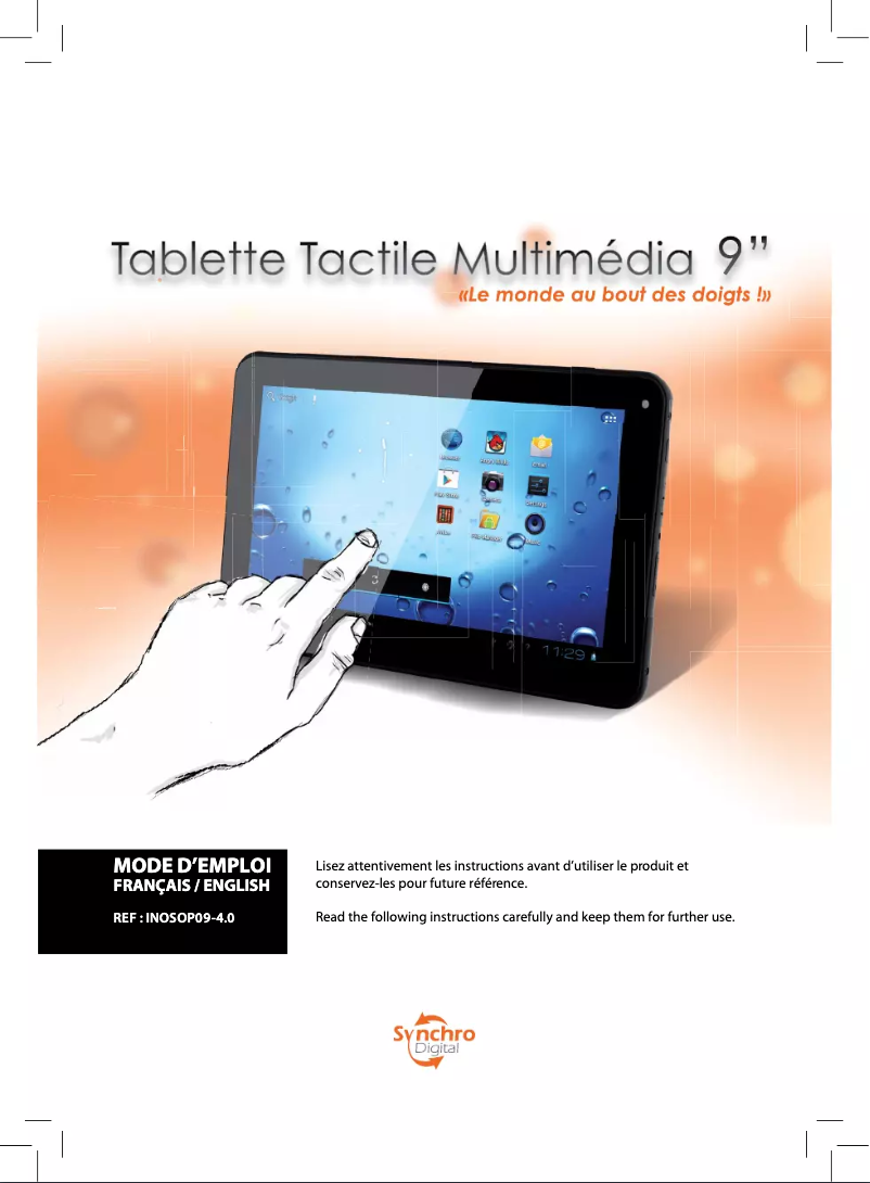 Image de la première page du manuel de l'appareil INOSOP09-4.0