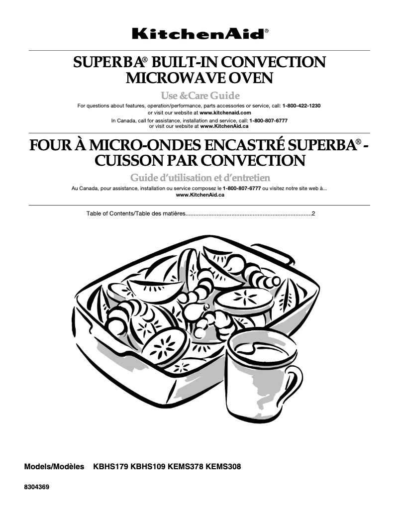 Page n°1 - Manuel utilisateur KitchenAid KEMS378SBL05