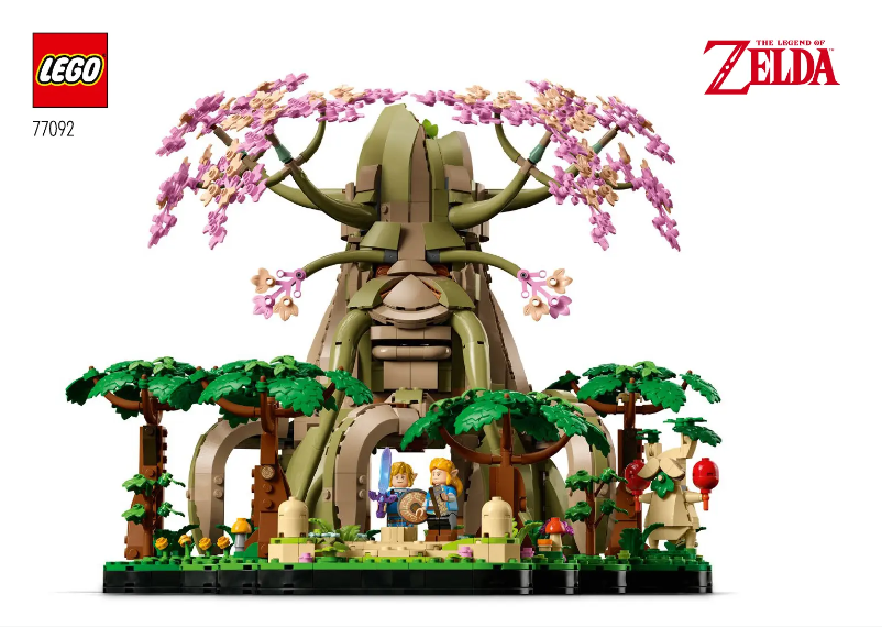 Page 1 de la notice Manuel utilisateur Lego The Legend of Zelda 77092