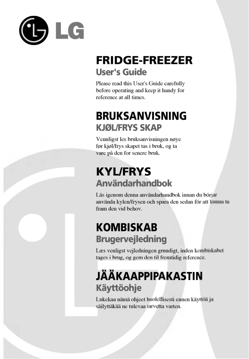 Page n°1 - Manuel utilisateur LG GR-429QXQA