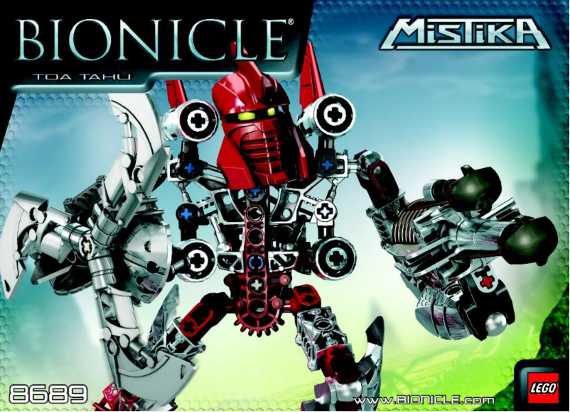 Image de la première page du manuel de l'appareil Bionicle 8689