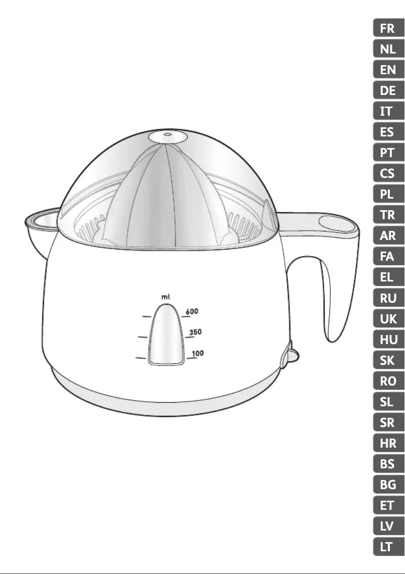 Image de la première page du manuel de l'appareil Prep`Line 600 8309