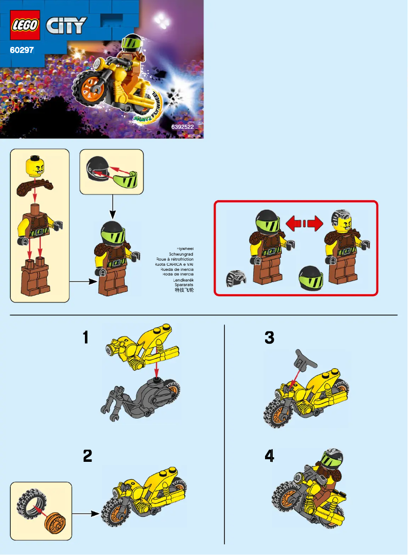 Page n°1 - Consignes visuelles Lego City 60297