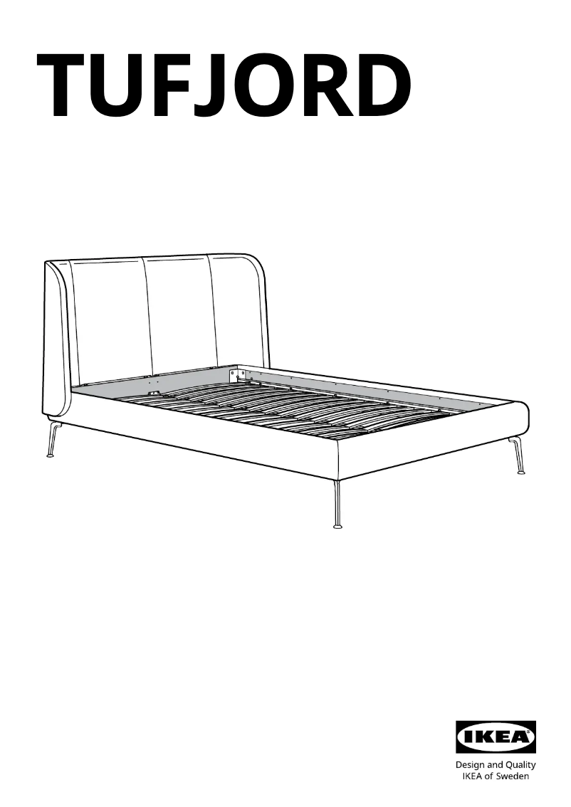 Page 1 de la notice Manuel utilisateur Ikea TUFJORD 305.725.02