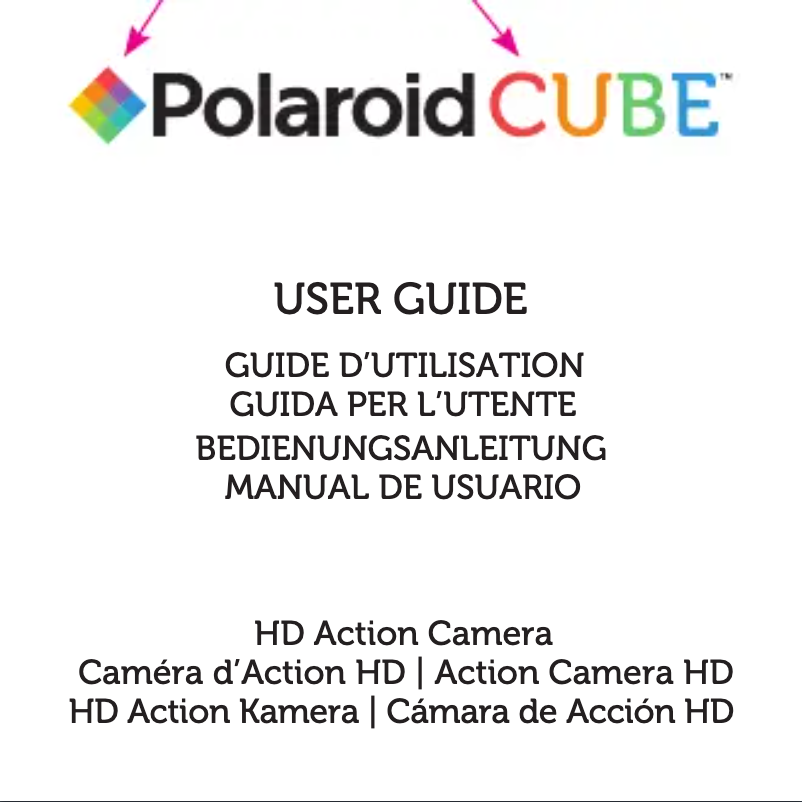 Page n°1 - Manuel utilisateur Polaroid Cube