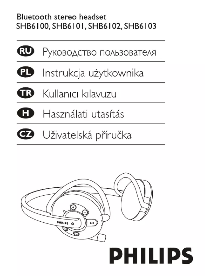 Image de la première page du manuel de l'appareil SHB6102