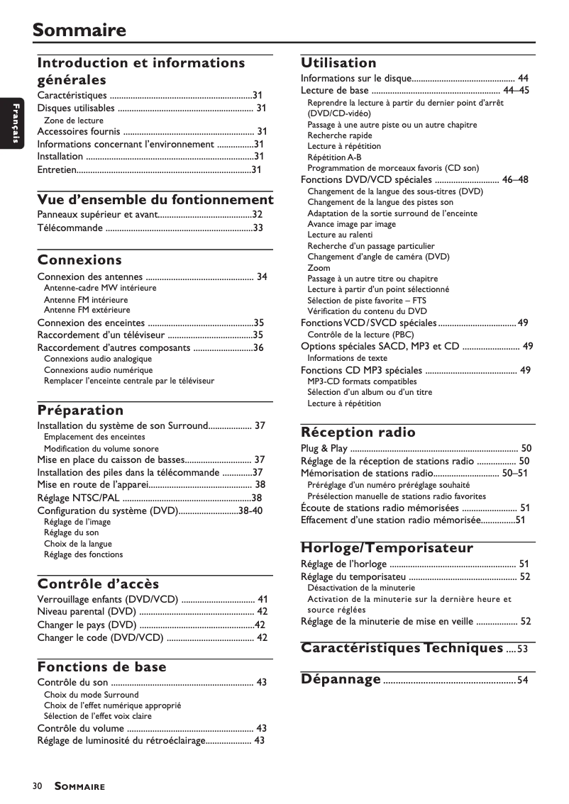 Image de la première page du manuel de l'appareil LX8200SA