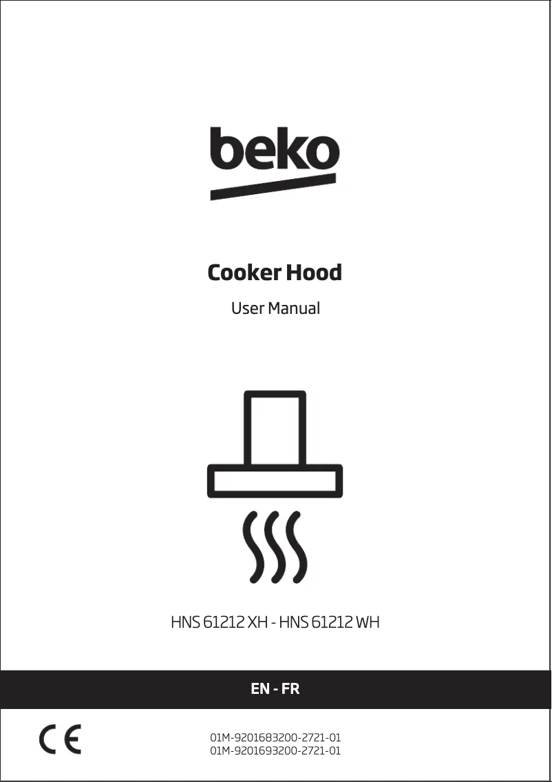 Page 1 de la notice Manuel utilisateur Beko HNS 61212 WH