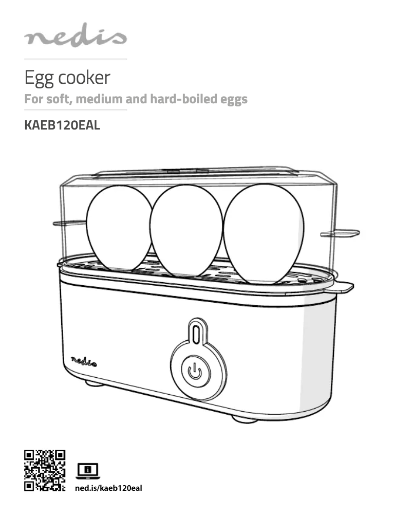 Page 1 de la notice Manuel utilisateur Nedis KAEB120EAL