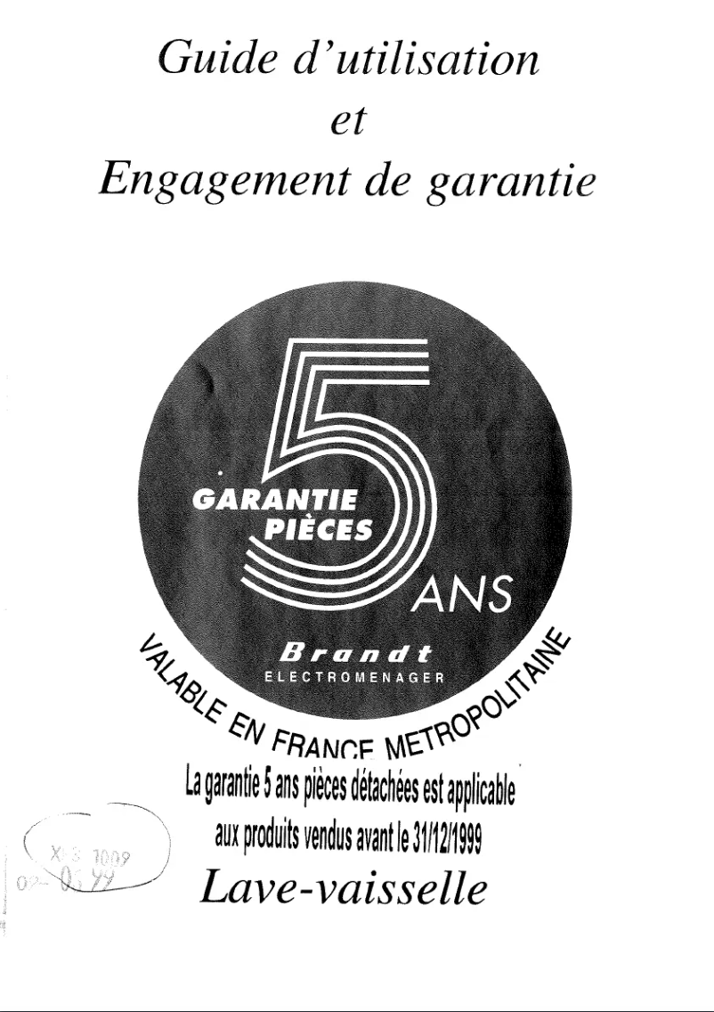 Image de la première page du manuel de l'appareil LIA411N