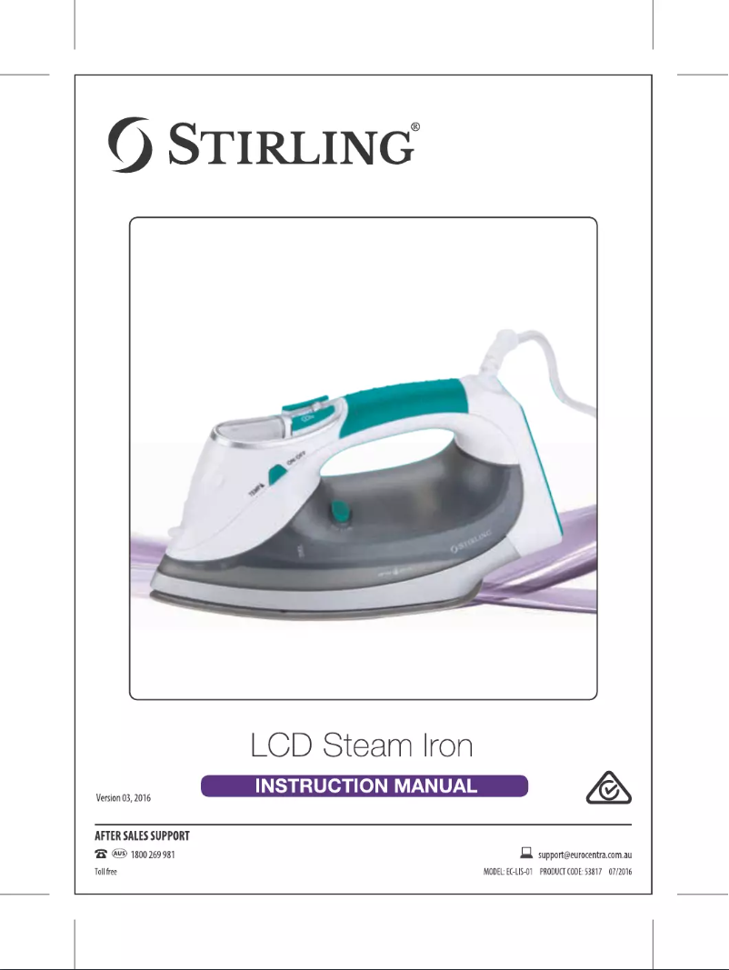 Image de la première page du manuel de l'appareil EC-LIS-01