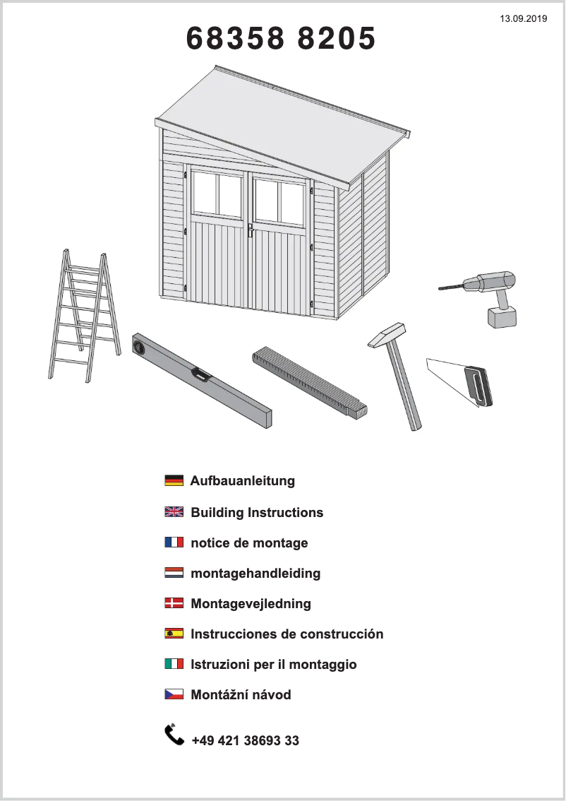 Página 1 del manual Manual de usuario Karibu Brodersby 2