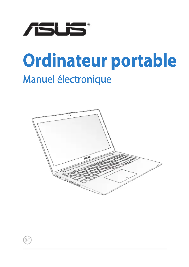 Image de la première page du manuel de l'appareil VivoBook S451LA-CA046H