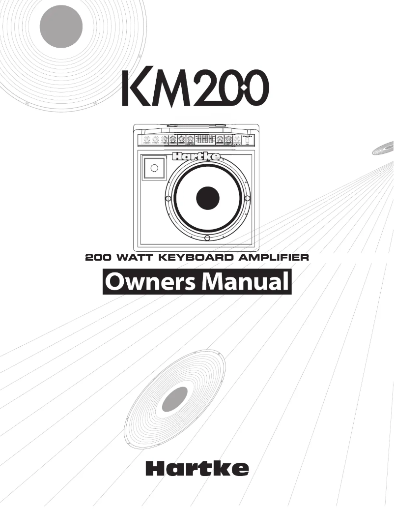 Image de la première page du manuel de l'appareil KM200