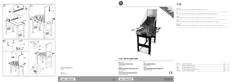 Image de la première page du manuel de l'appareil IAN 306207