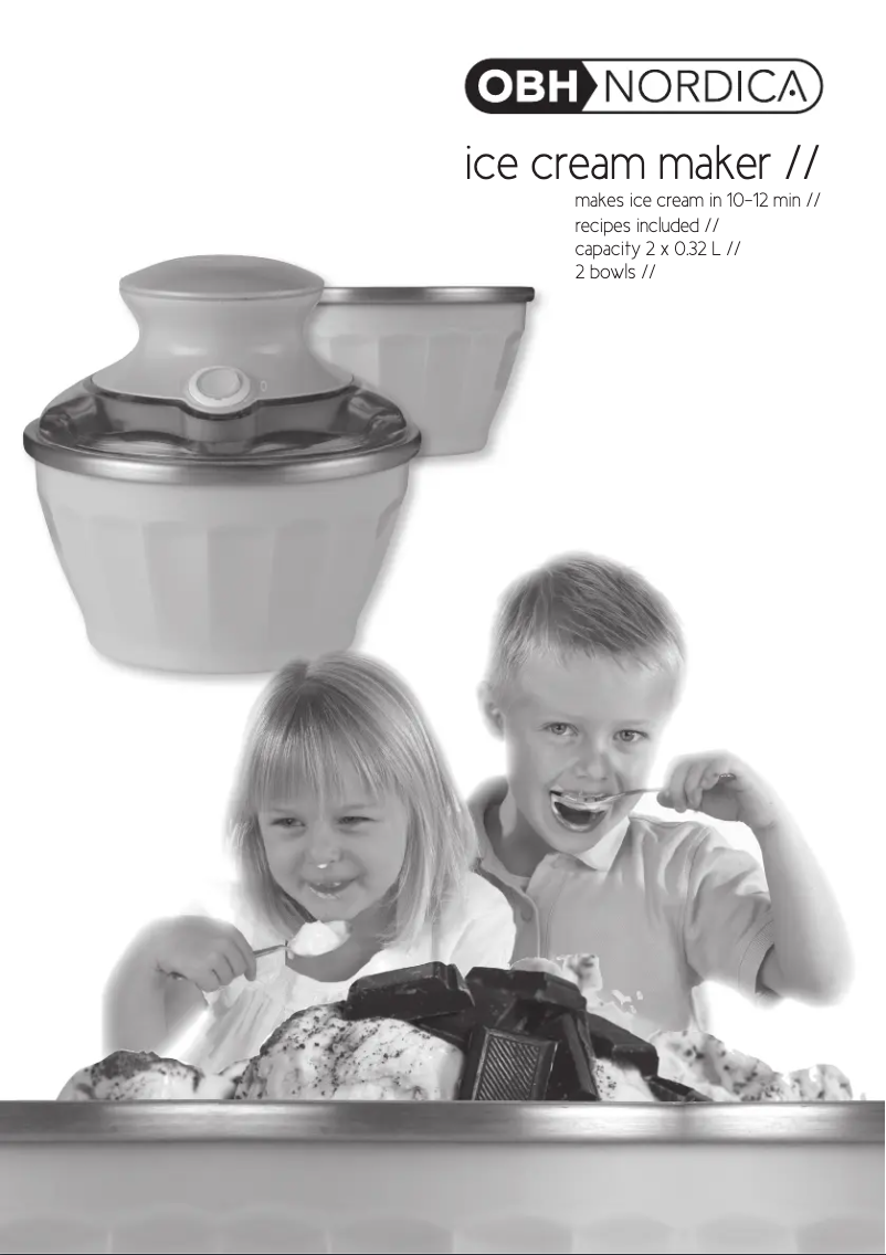 Page 1 de la notice Manuel utilisateur OBH Nordica 6623