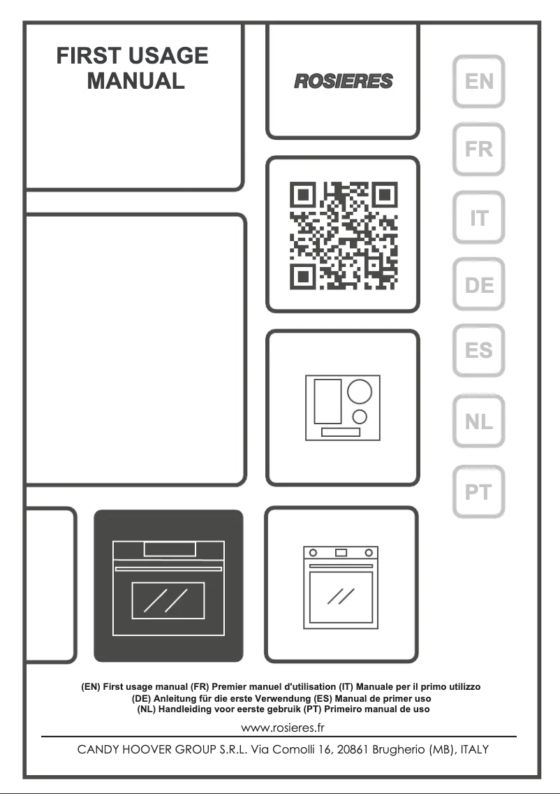 Image de la première page du manuel de l'appareil RO4MWM9G6NQB