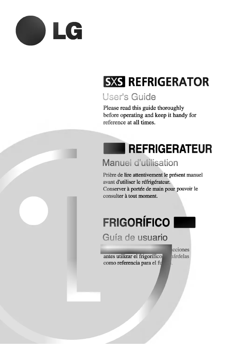 Página 1 del manual Manual de usuario LG GR-B197GVC