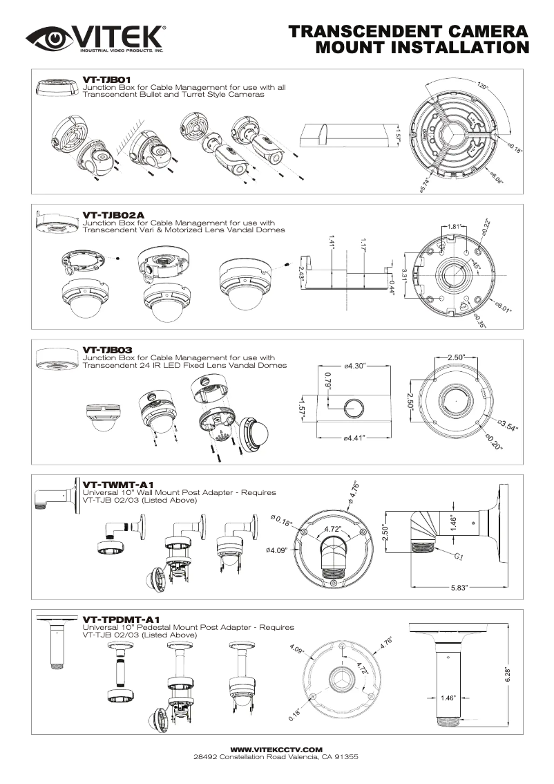 Image de la première page du manuel de l'appareil VT-TJB02A