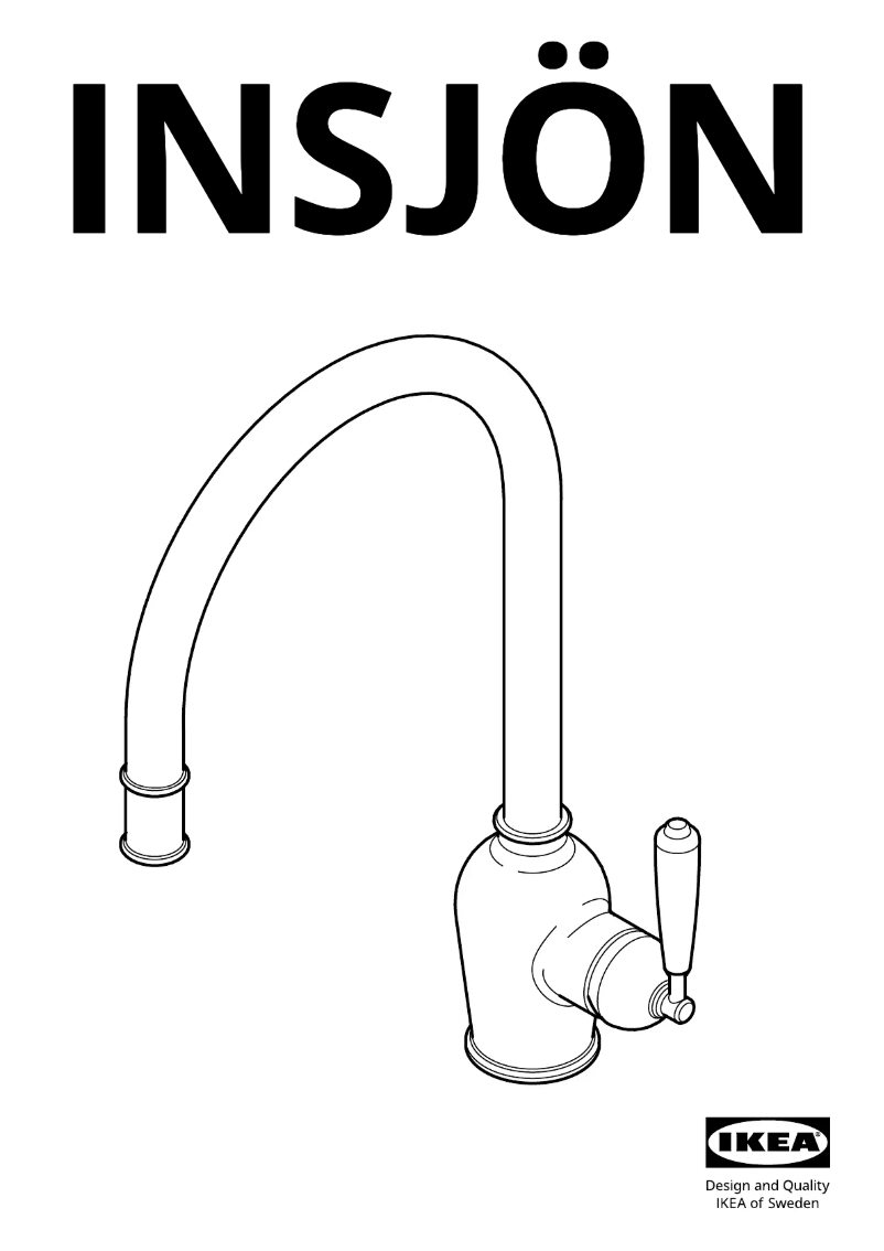 Image de la première page du manuel de l'appareil INSJÖN 003.418.72