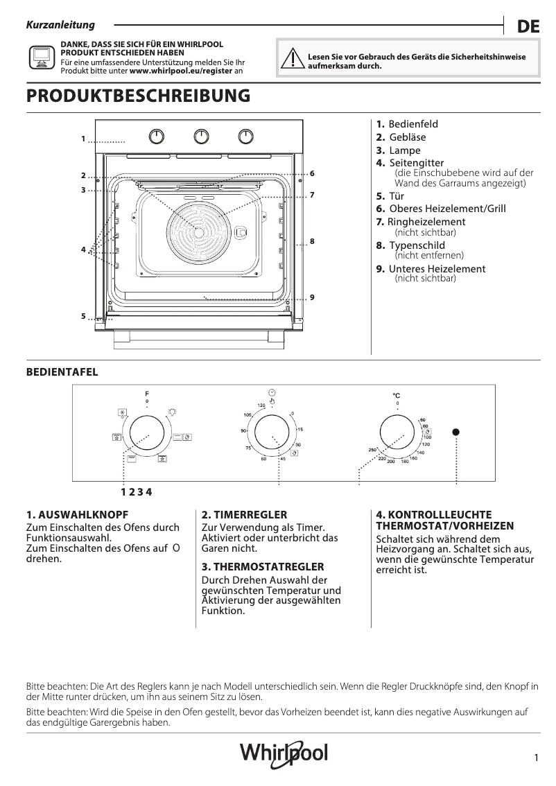 Imagen de la primera página del manual del dispositivo OMR35HR0X