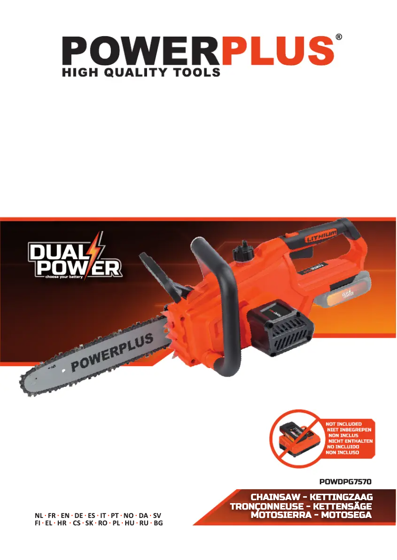 Page n°1 - Manuel utilisateur PowerPlus POWDPGSET37