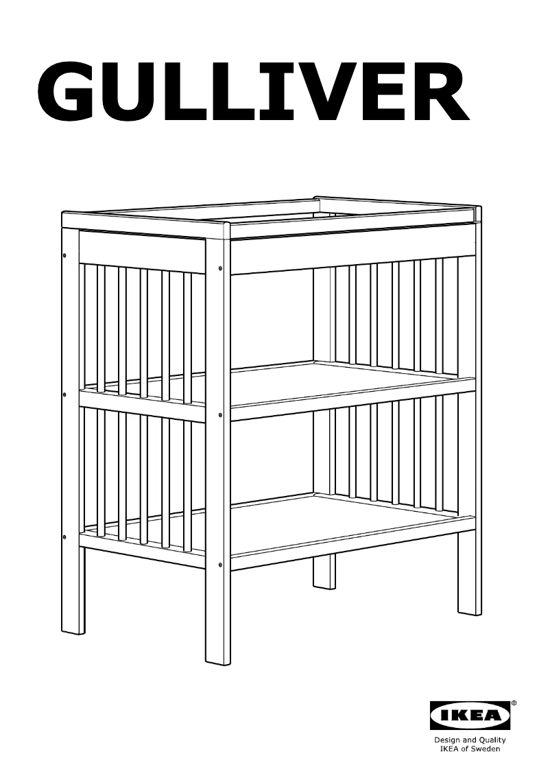 Image de la première page du manuel de l'appareil GULLIVER 803.070.39