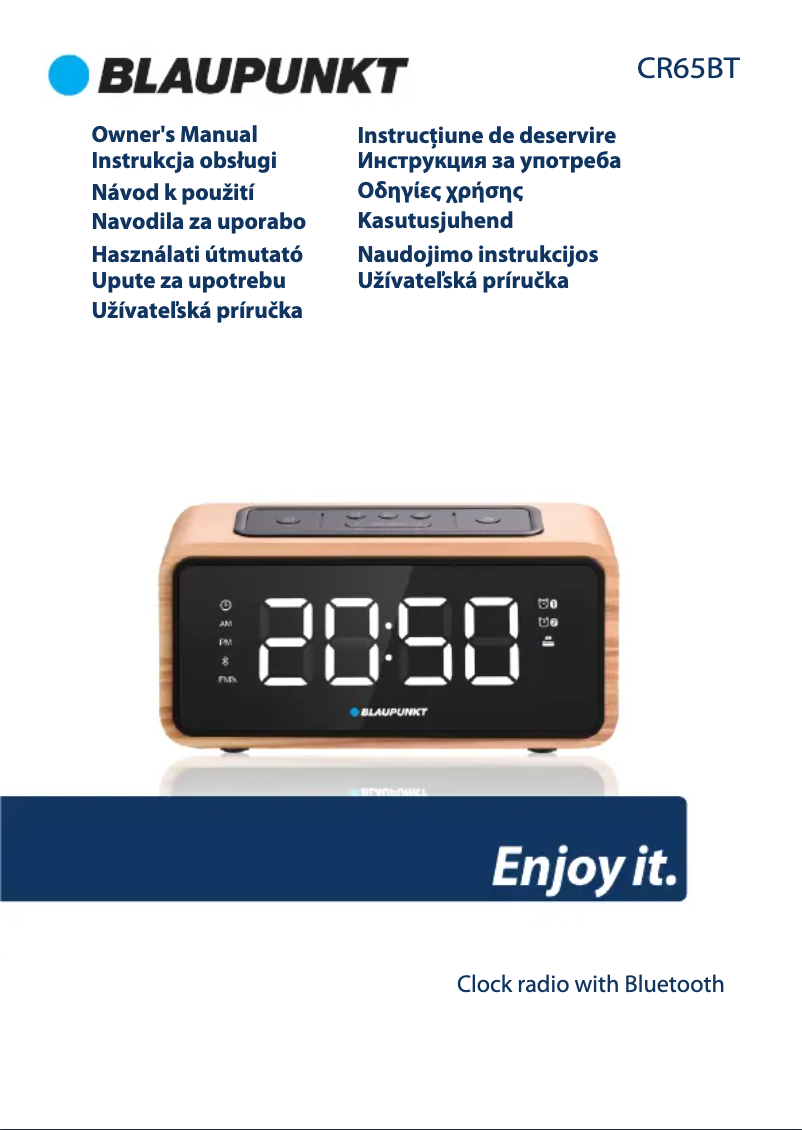 Page n°1 - Manuel utilisateur Blaupunkt CR65BT