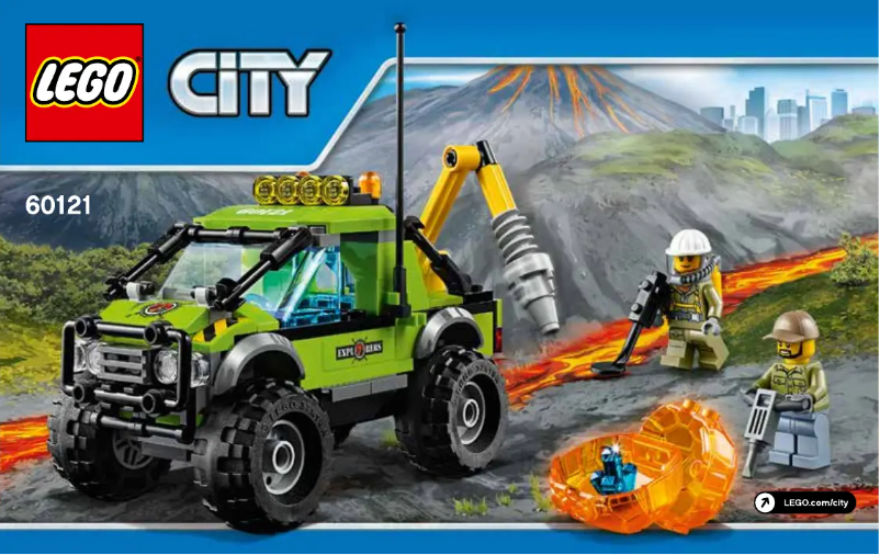Page 1 de la notice Manuel utilisateur Lego City 60121
