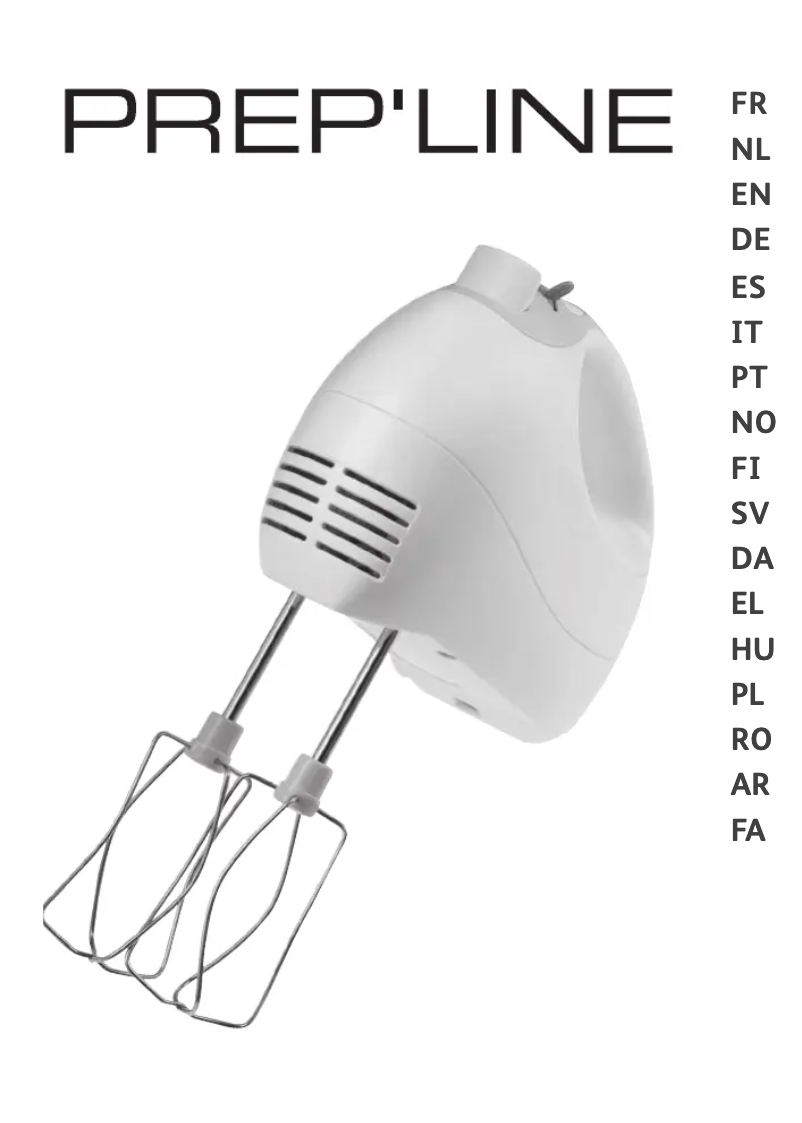 Page n°1 - Manuel utilisateur Tefal Prep'Line 8141