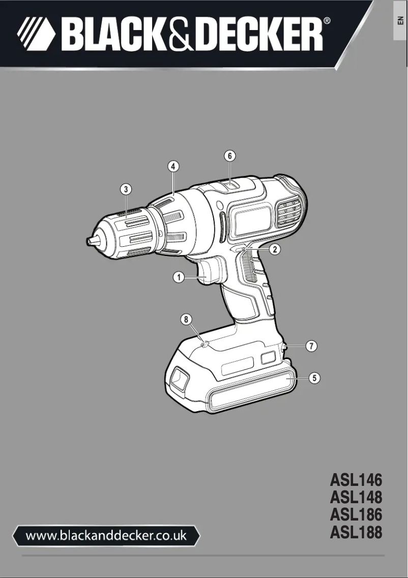 Image de la première page du manuel de l'appareil ASL148KB